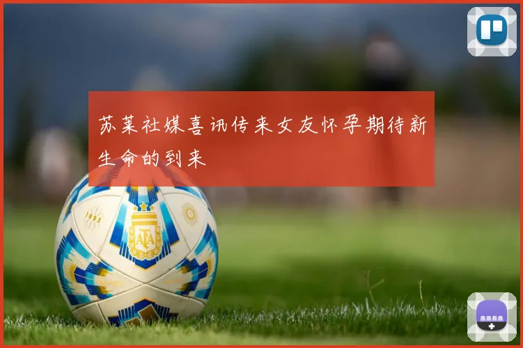 苏莱社媒喜讯传来女友怀孕期待新生命的到来